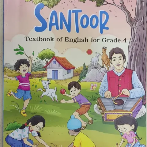 New Syllabus Ncert Text Book Class 4 English Santoor for 2025 edition  (Pepperback, NCERT)